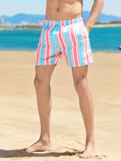 Men's Drawstring Leisure Striped Swim Shorts(Mens Drawstring Leisure Striped Swim Shorts) 18 Men's Drawstring Leisure Striped Swim Shorts(Mens Drawstring Leisure Striped Swim Shorts) -Mr Saker O1CN0192zgSM1kgbPAgbVwR 3235424713 0 cib