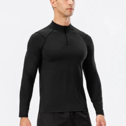 Men's Active Slim-fit Quarter Zip Long Sleeve Outdoor Athletic Performance Pullover(Mens Active Slim Fit Quarter Zip Long Sleeve Outdoor Athletic Performance Pullover) 31 Men's Active Slim-fit Quarter Zip Long Sleeve Outdoor Athletic Performance Pullover(Mens Active Slim Fit Quarter Zip Long Sleeve Outdoor Athletic Performance Pullover) -Mr Saker O1CN01FeYYq428m8vU7jJol 1692087974 0 cib