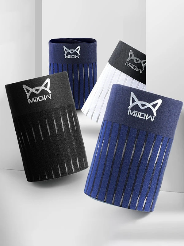 2 Pack Silk Striped Men's Super Thin Underwear(2 Pack Silk Striped Mens Super Thin Underwear) 5 2 Pack Silk Striped Men's Super Thin Underwear(2 Pack Silk Striped Mens Super Thin Underwear) - Image 5