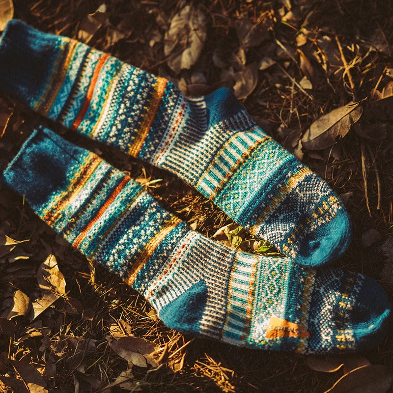 2 Pack Mixed Pattern Men's Crew Socks(2 Pack Mixed Pattern Mens Crew Socks) 8 2 Pack Mixed Pattern Men's Crew Socks(2 Pack Mixed Pattern Mens Crew Socks) - Image 8