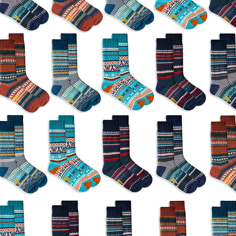 2 Pack Mixed Pattern Men's Crew Socks(2 Pack Mixed Pattern Mens Crew Socks) 9 2 Pack Mixed Pattern Men's Crew Socks(2 Pack Mixed Pattern Mens Crew Socks) - Image 9