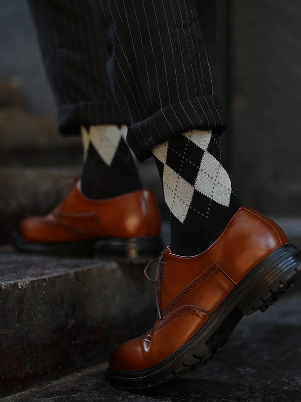 5 Pack Men's Vintage Diamond Socks(5 Pack Mens Vintage Diamond Socks Mrsaker) 3 5 Pack Men's Vintage Diamond Socks(5 Pack Mens Vintage Diamond Socks Mrsaker) - Image 3