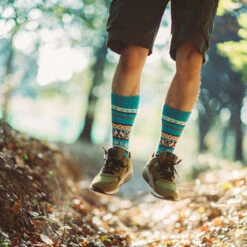 2 Pack Mixed Pattern Men's Crew Socks(2 Pack Mixed Pattern Mens Crew Socks)