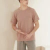 Men's Loungewear Modal Short PJ Set(Mens Loungewear Modal Short Pj Set)