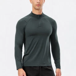 Men's Active Slim-fit Quarter Zip Long Sleeve Outdoor Athletic Performance Pullover(Mens Active Slim Fit Quarter Zip Long Sleeve Outdoor Athletic Performance Pullover) 33 Men's Active Slim-fit Quarter Zip Long Sleeve Outdoor Athletic Performance Pullover(Mens Active Slim Fit Quarter Zip Long Sleeve Outdoor Athletic Performance Pullover) -Mr Saker O1CN01oecPEX28m8vUhTEJg 1692087974 0 cib