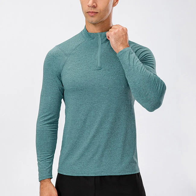 Men's Active Slim-fit Quarter Zip Long Sleeve Outdoor Athletic Performance Pullover(Mens Active Slim Fit Quarter Zip Long Sleeve Outdoor Athletic Performance Pullover) 6 Men's Active Slim-fit Quarter Zip Long Sleeve Outdoor Athletic Performance Pullover(Mens Active Slim Fit Quarter Zip Long Sleeve Outdoor Athletic Performance Pullover) - Image 6