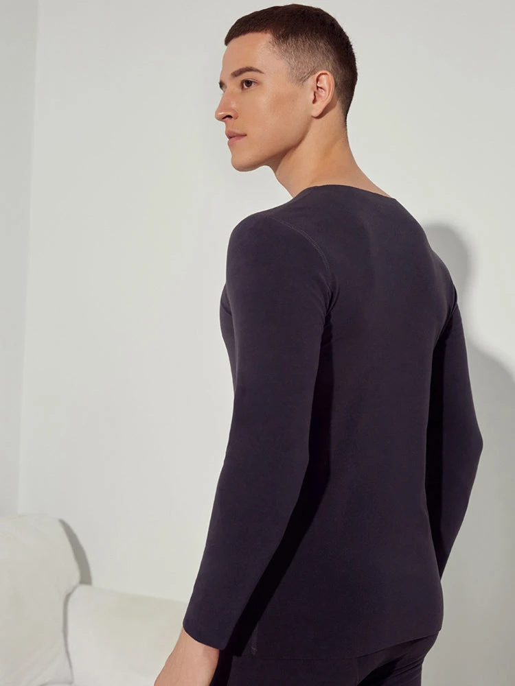 Fleece Lined Warm Men's Thermal Underwear Set(Fleece Lined Warm Mens Thermal Underwear Set) 8 Fleece Lined Warm Men's Thermal Underwear Set(Fleece Lined Warm Mens Thermal Underwear Set) - Image 8