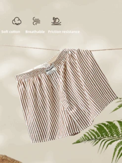 Men's Thin Loungewear Pants Loose Striped Breathable Shorts(Mens Thin Loose Striped Arrow Pants Breathable Shorts Comfortable Casual Boxer Briefs) 20 Men's Thin Loungewear Pants Loose Striped Breathable Shorts(Mens Thin Loose Striped Arrow Pants Breathable Shorts Comfortable Casual Boxer Briefs) -Mr Saker SKU06252B