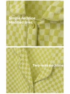 Woven Yarn-dyed Checkerboard Couple Cotton Comfortable Pajama Sets(Woven Yarn Dyed Checkerboard Couple Cotton Comfortable Pajama Sets) 28 Woven Yarn-dyed Checkerboard Couple Cotton Comfortable Pajama Sets(Woven Yarn Dyed Checkerboard Couple Cotton Comfortable Pajama Sets) -Mr Saker SKU0M50710