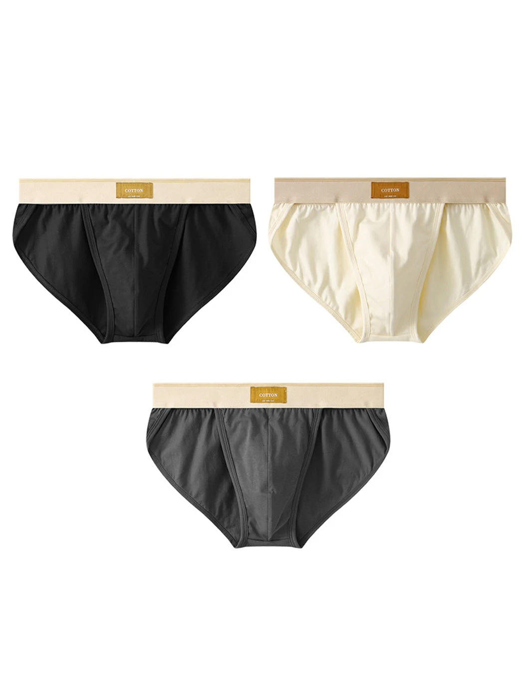 3 Pack Men's Sexy High Cut Cotton Bikini(3 Pack Mens Sexy High Cut Cotton Bikini) 7 3 Pack Men's Sexy High Cut Cotton Bikini(3 Pack Mens Sexy High Cut Cotton Bikini) - Image 7