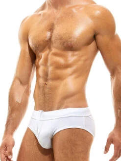 Men's Padded Solid Drawstring Swim Briefs(Mens Padded Solid Drawstring Swimsuit Bikini Briefs) -Mr Saker SKU 1 798f4c03 8133 49ed 8f63 e1a1694046e8