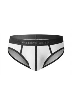 Men’s Spliced Lines U Convex Pouch Cotton Briefs(Simple Lines U Convex Large Cotton Pouch Briefs) 36 Men’s Spliced Lines U Convex Pouch Cotton Briefs(Simple Lines U Convex Large Cotton Pouch Briefs) -Mr Saker SKU 1 9de017fa fbb5 4a64 b6e6 e48630467556