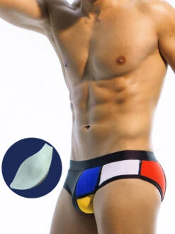 Sporty Contrast Padded Swim Briefs(Sporty Contrast Padded Swim Briefs) 30 Sporty Contrast Padded Swim Briefs(Sporty Contrast Padded Swim Briefs) -Mr Saker SKU 2 6bb29aba 4cf4 40af 8676 ab74b985a883