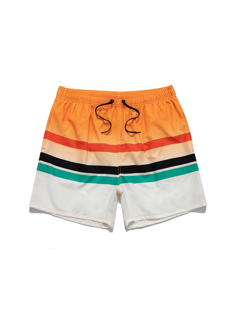 Men’s Striped Print Drawstring Board Shorts(Men S Striped Print Drawstring Board Shorts) 14 Men’s Striped Print Drawstring Board Shorts(Men S Striped Print Drawstring Board Shorts) - Image 14