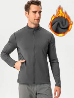 Windproof And Fluff Warm Training Coat For Men(Windproof And Fluff Warm Training Coat For Men) -Mr Saker SKU 3 3b1ed3e6 cab4 4389 a474 cfd745b0271a