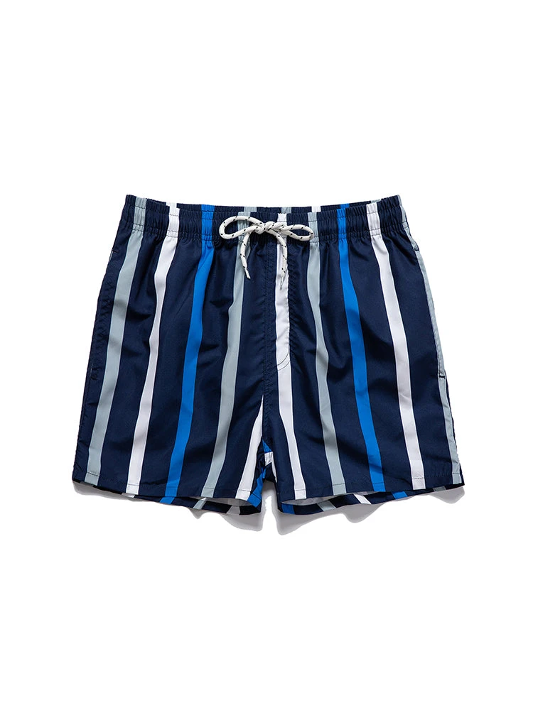 Men’s Striped Print Drawstring Board Shorts(Men S Striped Print Drawstring Board Shorts) 4 Men’s Striped Print Drawstring Board Shorts(Men S Striped Print Drawstring Board Shorts) - Image 4