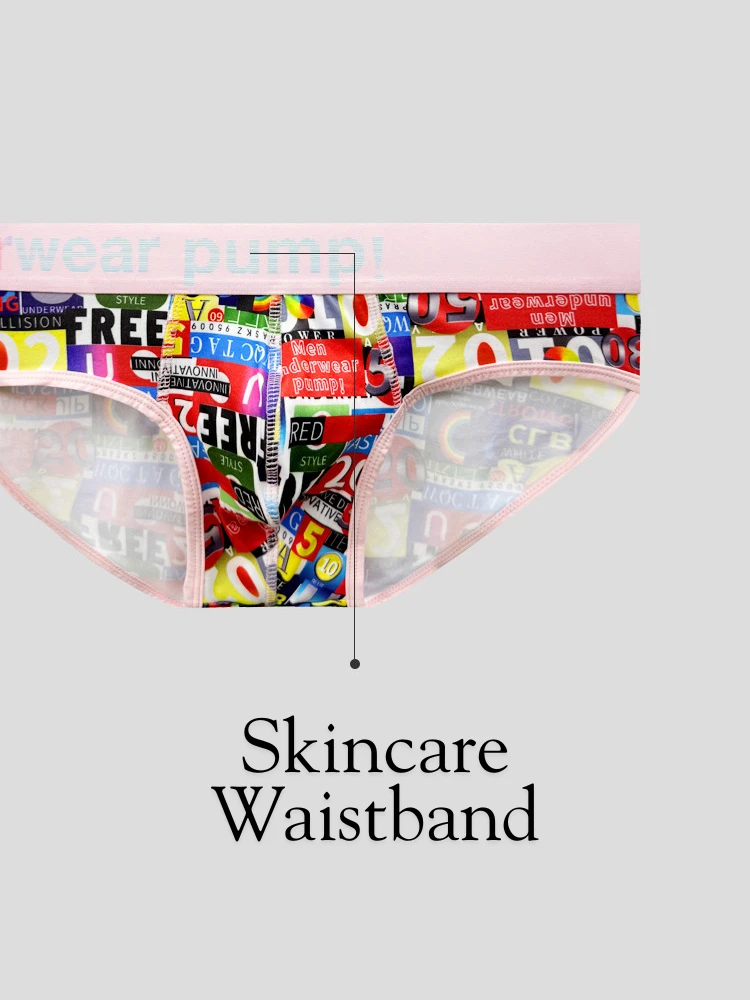 2 Pack Men's Stretch Fit Doodle Print Low-Rise Briefs(2 Pack Mens Stretch Fit Doodle Print Low Rise Briefs) 4 2 Pack Men's Stretch Fit Doodle Print Low-Rise Briefs(2 Pack Mens Stretch Fit Doodle Print Low Rise Briefs) - Image 4