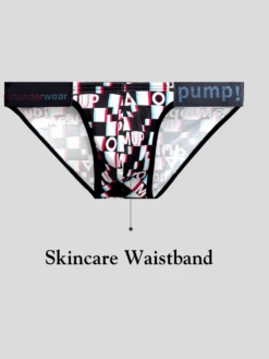 2 Pack Men's Breathable Alphabet-Print Expanded Pouch Briefs(2 Pack Mens Breathable Alphabet Print Expanded Pouch Briefs) 25 2 Pack Men's Breathable Alphabet-Print Expanded Pouch Briefs(2 Pack Mens Breathable Alphabet Print Expanded Pouch Briefs) -Mr Saker Skincare Waistband 32