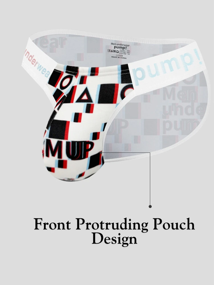 2 Pack Men's Breathable Alphabet-Print Expanded Pouch Briefs(2 Pack Mens Breathable Alphabet Print Expanded Pouch Briefs) 7 2 Pack Men's Breathable Alphabet-Print Expanded Pouch Briefs(2 Pack Mens Breathable Alphabet Print Expanded Pouch Briefs) - Image 7