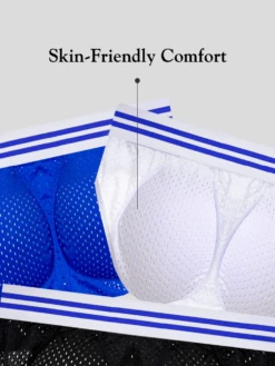 Men's Air Mesh Supportive Fit Seamless Comfort Briefs(Mens Air Mesh Supportive Fit Seamless Comfort Briefs) -Mr Saker Skincare Waistband 46