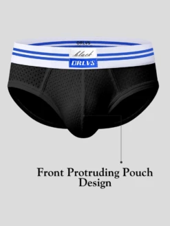 Men's Air Mesh Supportive Fit Seamless Comfort Briefs(Mens Air Mesh Supportive Fit Seamless Comfort Briefs) -Mr Saker Skincare Waistband 47