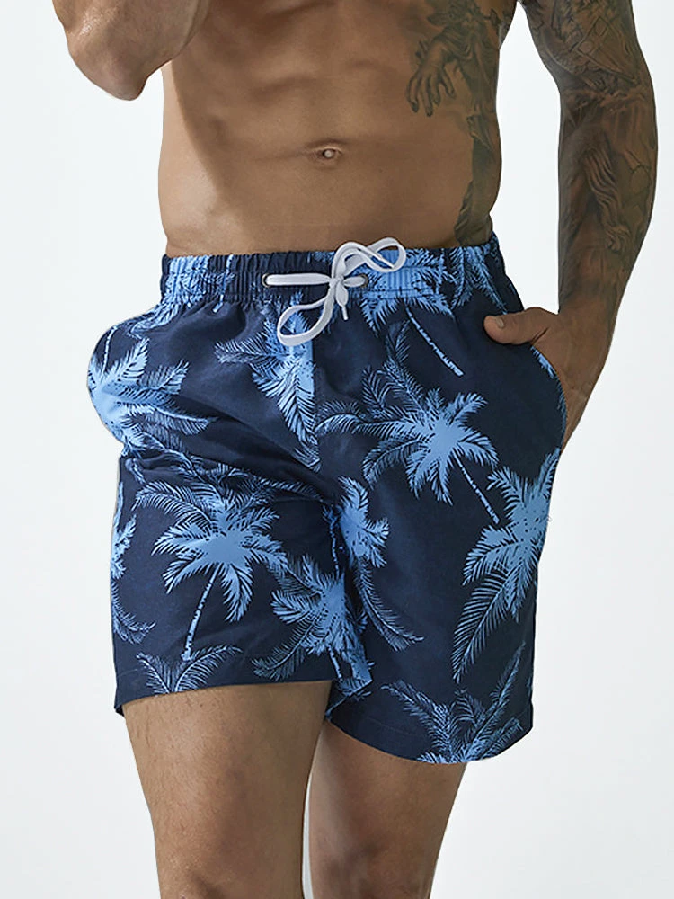 Mens Quick Drying Floral Printed Beach Board Shorts(Mens Quick Drying Floral Printed Beach Board Shorts) 9 Mens Quick Drying Floral Printed Beach Board Shorts(Mens Quick Drying Floral Printed Beach Board Shorts) - Image 9