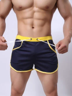 Drawstring Easy Dry Casual Beach Board Shorts(Drawstring Easy Dry Casual Beach Board Shorts)