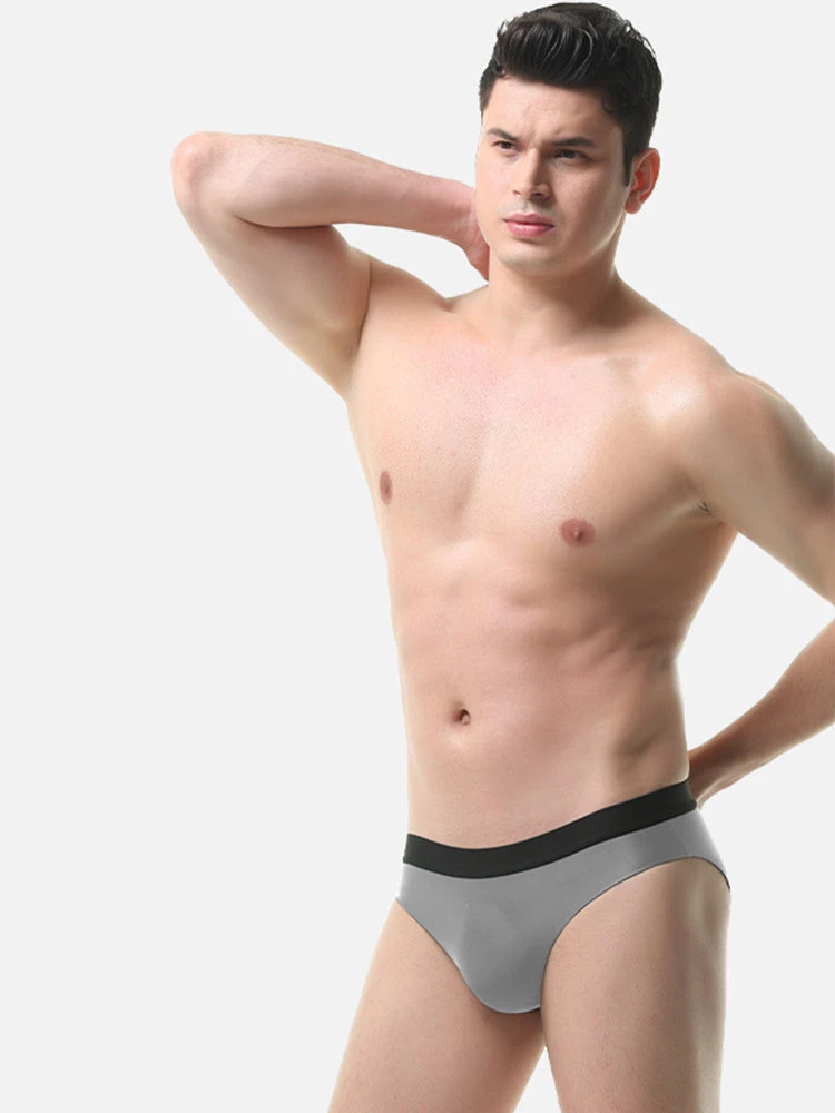 7 Pack Ball Support Seamless Men's Briefs(7 Pack Ball Support Ice Silk Seamless Mens Briefs Mrsaker) 14 7 Pack Ball Support Seamless Men's Briefs(7 Pack Ball Support Ice Silk Seamless Mens Briefs Mrsaker) - Image 14