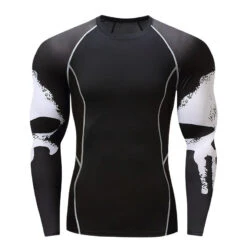 Mens Elastic Sport Training Quick Drying Printing Tops(Mens Elastic Sport Training Quick Drying Printing Tops)
