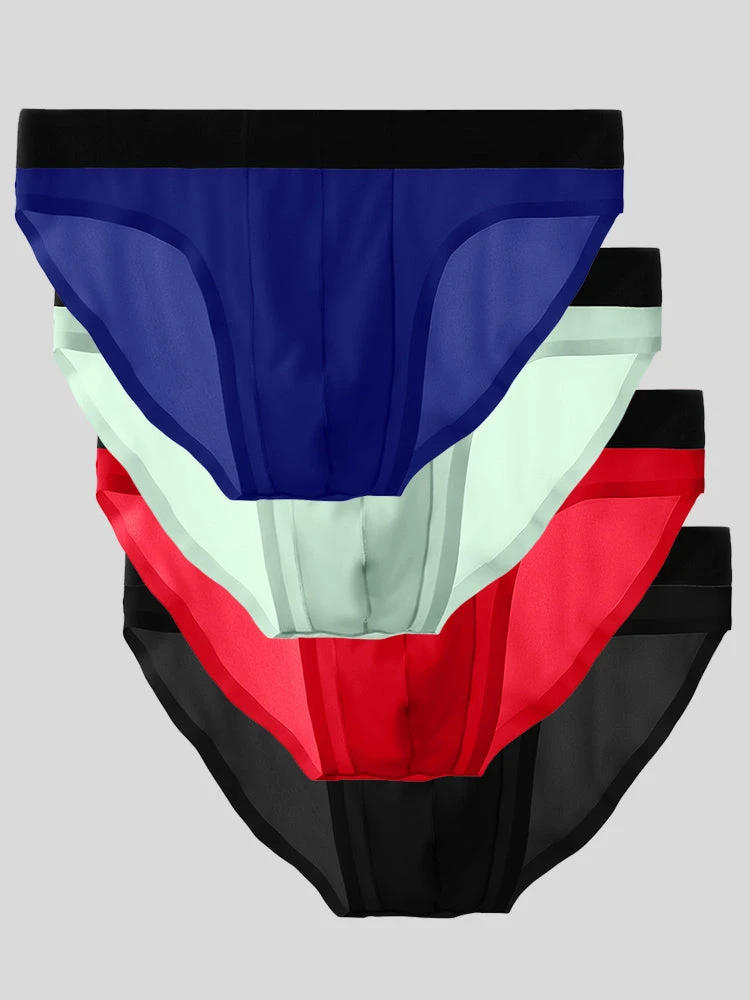 4 Pack Ice Silk Seamless Men's Briefs(4 Pack Ice Silk Seamless Mens Briefs Mrsaker) 18 4 Pack Ice Silk Seamless Men's Briefs(4 Pack Ice Silk Seamless Mens Briefs Mrsaker) - Image 18