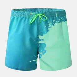 Men Color Changing Heat Reactive Board Shorts(Men Color Changing Heat Reactive Swim Shorts) -Mr Saker ac0e37ccce6ea9263577618b65766968