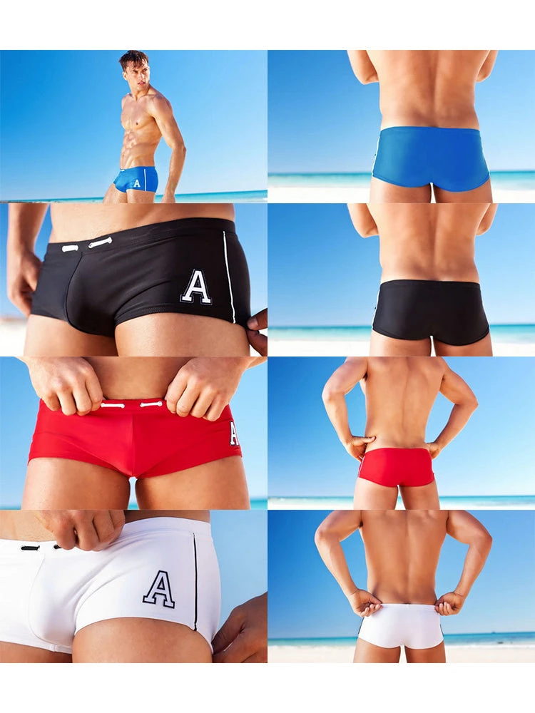 Sexy Men Drawstring Print Quick Dry Swim Trunks(Sexy Men Drawstring Print Quick Dry Swim Briefs) 7 Sexy Men Drawstring Print Quick Dry Swim Trunks(Sexy Men Drawstring Print Quick Dry Swim Briefs) - Image 7