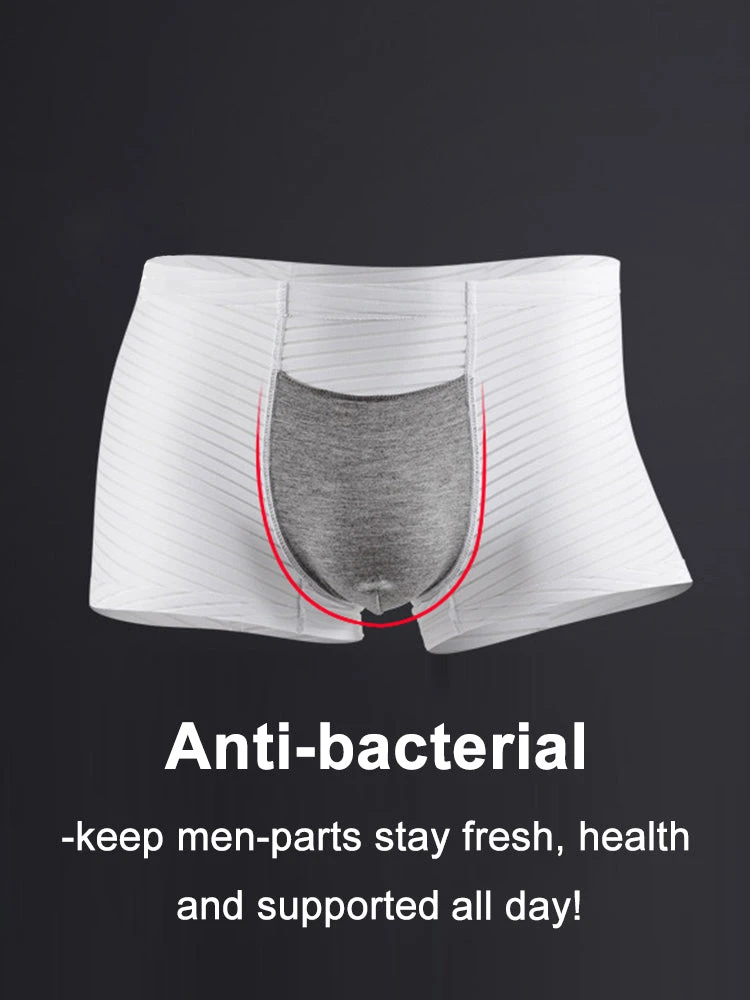 2 Pack Silk Striped Men's Super Thin Underwear(2 Pack Silk Striped Mens Super Thin Underwear) 2 2 Pack Silk Striped Men's Super Thin Underwear(2 Pack Silk Striped Mens Super Thin Underwear) - Image 2