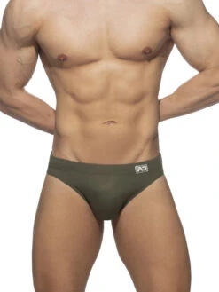 Men's Color Block Swim Briefs With Removable Pad(Mens Color Block Swim Briefs With Removable Pad)