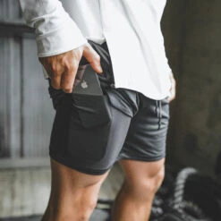 Mesh Quick-drying Sports Short With Phone Pocket(Mesh Quick Drying Sports Short With Phone Pocket) 24 Mesh Quick-drying Sports Short With Phone Pocket(Mesh Quick Drying Sports Short With Phone Pocket) -Mr Saker afbc94ac85577fa67e6d6a4c243f7861