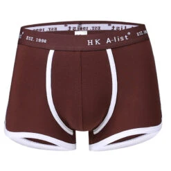 Men's Cotton Mid-rise Boxer Briefs(Mens Cotton Mid Waist Boxer Briefs) -Mr Saker b132a0ec150395b1359bcfc46a51e5ef