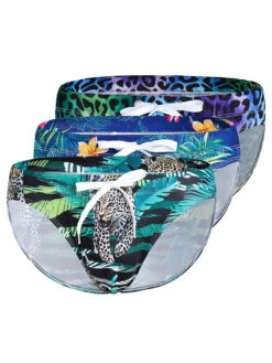 Mens Bulge Pouch Surfing Printed Bohemian Swim Briefs(Mens Surfing Printed Bohemian Swim Briefs) -Mr Saker ba5e5d08ed2ab25cdbff9f35ce9d764d