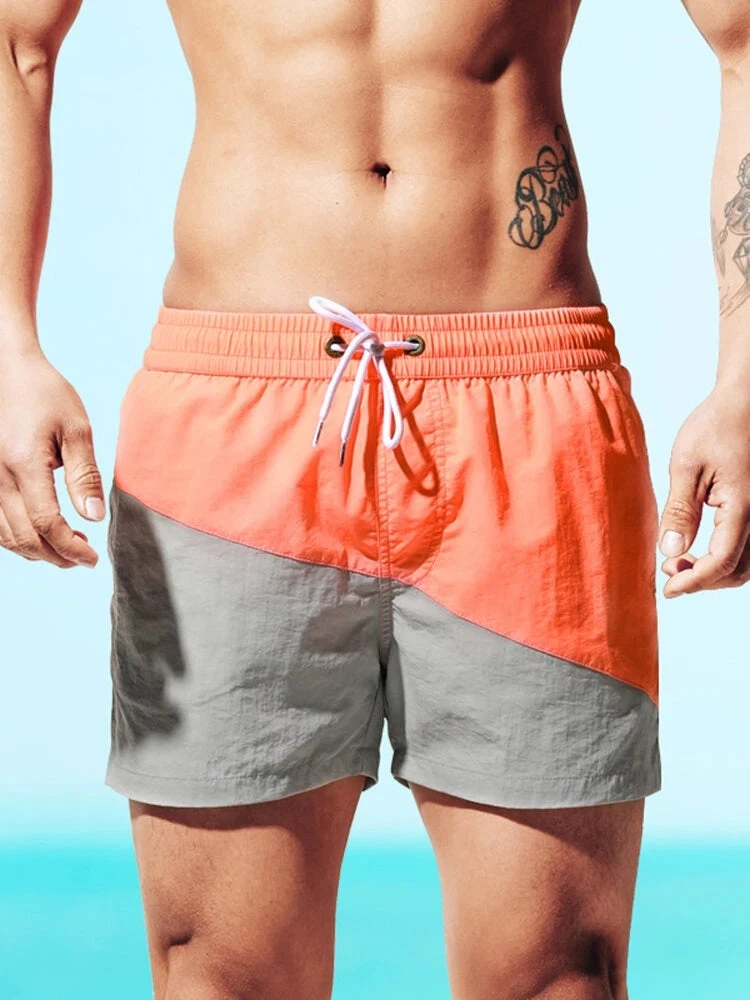 Men Casual Spell Color Sports Board Shorts(Men Casual Spell Color Sports Board Shorts) 2 Men Casual Spell Color Sports Board Shorts(Men Casual Spell Color Sports Board Shorts) - Image 2