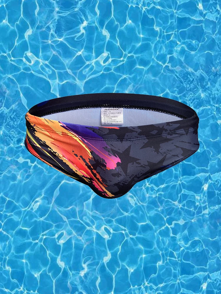 Men's Youth Training Fashion Print Swim Brief(Mens Youth Training Fashion Print Swim Brief) 1 Men's Youth Training Fashion Print Swim Brief(Mens Youth Training Fashion Print Swim Brief)