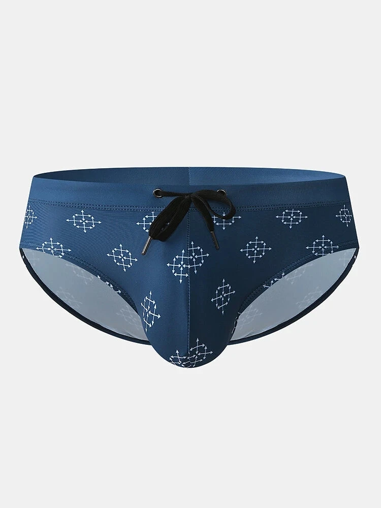 Men Geometry Drawstring Bikini Swim Briefs(Men Geometry Drawstring Bikini Swim Briefs) 9 Men Geometry Drawstring Bikini Swim Briefs(Men Geometry Drawstring Bikini Swim Briefs) - Image 9