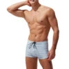 Men’s Smooth Wave Swim Trunk With Drawstring(Men S Smooth Wave Swim Trunk With With Drawstring)