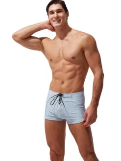 Men’s Smooth Wave Swim Trunk With Drawstring(Men S Smooth Wave Swim Trunk With With Drawstring)