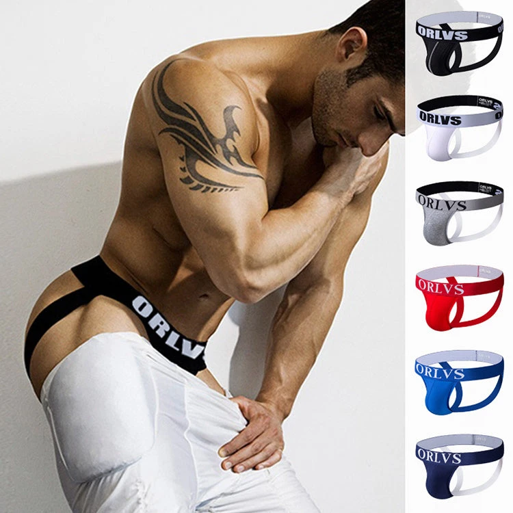 3 Pack Men's Underwear Jockstrap Athletic Support Pouch Briefs(Mens Sexy Cotton Patchwork Briefs 1) 2 3 Pack Men's Underwear Jockstrap Athletic Support Pouch Briefs(Mens Sexy Cotton Patchwork Briefs 1) - Image 2