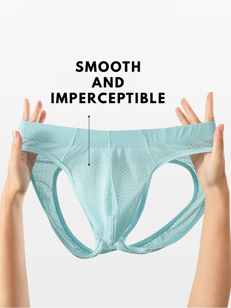 2 Pack Men's Breathable Mesh Jockstrap(2 Pack Mens Breathable Mesh Jockstrap) 3 2 Pack Men's Breathable Mesh Jockstrap(2 Pack Mens Breathable Mesh Jockstrap) - Image 3