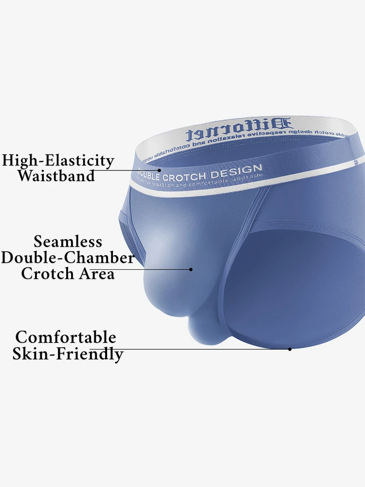 Men's Double-Crotch Separation Ultra-Soft Modal Briefs(Mens Double Chamber Separation Ultra Soft Modal Briefs) 2 Men's Double-Crotch Separation Ultra-Soft Modal Briefs(Mens Double Chamber Separation Ultra Soft Modal Briefs) - Image 2