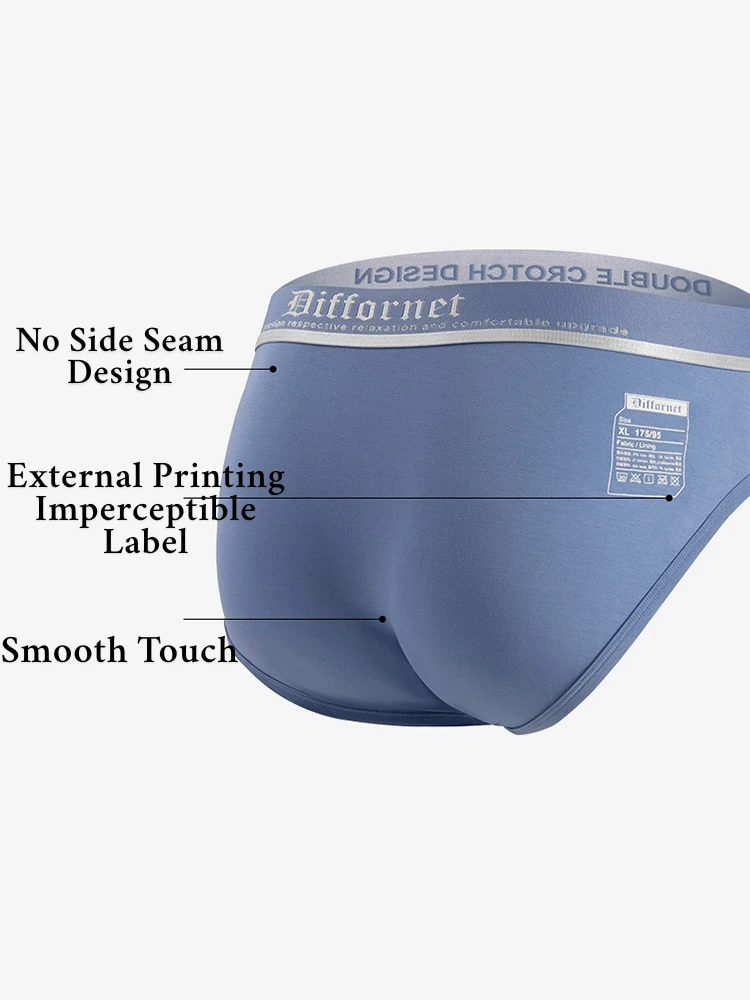 Men's Double-Crotch Separation Ultra-Soft Modal Briefs(Mens Double Chamber Separation Ultra Soft Modal Briefs) 3 Men's Double-Crotch Separation Ultra-Soft Modal Briefs(Mens Double Chamber Separation Ultra Soft Modal Briefs) - Image 3
