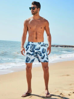 Men’s Patterned Sandbeach Board Shorts(Men S Patterned Sandbeach Board Shorts)