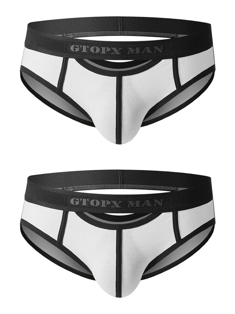 Men’s Spliced Lines U Convex Pouch Cotton Briefs(Simple Lines U Convex Large Cotton Pouch Briefs) 16 Men’s Spliced Lines U Convex Pouch Cotton Briefs(Simple Lines U Convex Large Cotton Pouch Briefs) - Image 16