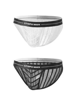 2 Pack Men's Sheer Mesh Low-Rise Breathable Briefs(2 Pack Mens Sheer Mesh Low Rise Breathable Briefs) 29 2 Pack Men's Sheer Mesh Low-Rise Breathable Briefs(2 Pack Mens Sheer Mesh Low Rise Breathable Briefs) -Mr Saker color 1 291ad023 0628 4d35 95a1 bbb07aac221f