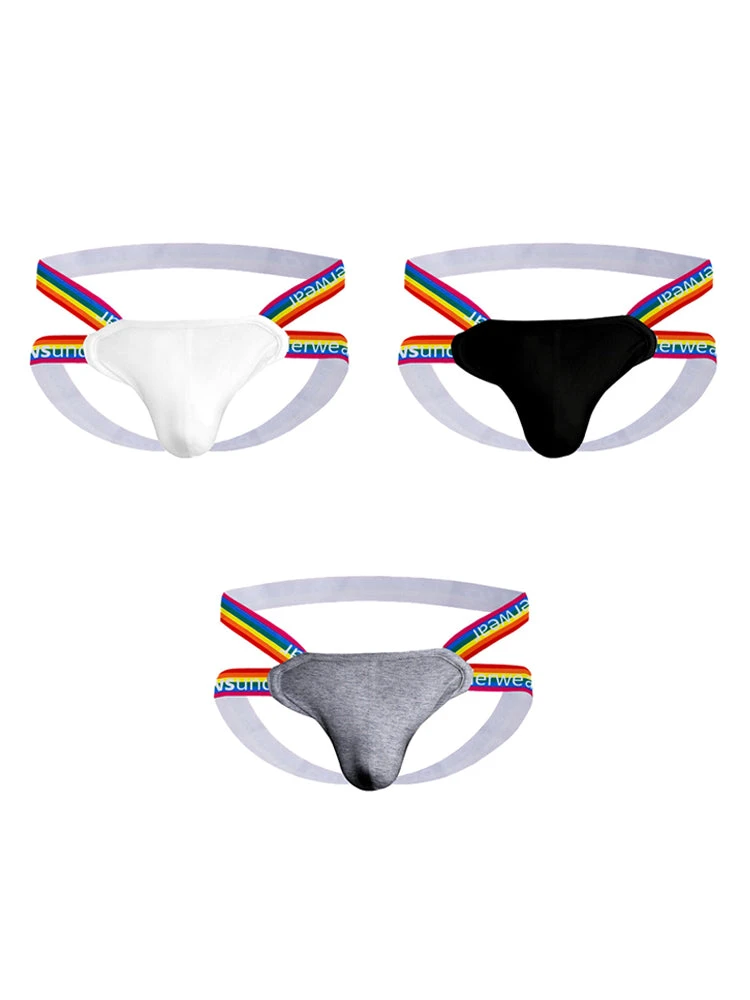 3-pack Men's Rainbow Cotton Thong(3 Pack Mens Rainbow Cotton Thong) 11 3-pack Men's Rainbow Cotton Thong(3 Pack Mens Rainbow Cotton Thong) - Image 11